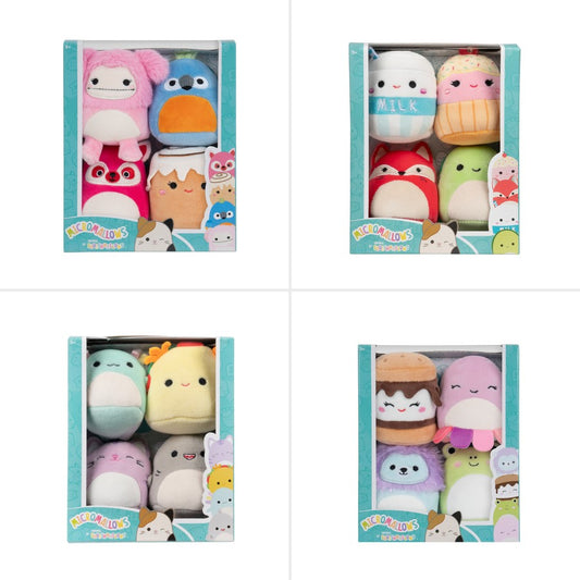 SQUISHMALLOW MICROMALLOWS 2.5 4 PACK AST