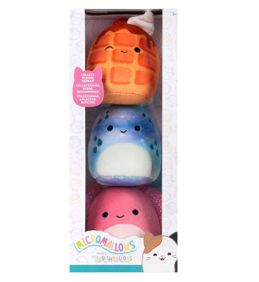 SQUISHMALLOW MICROMALLOWS 2.5 3PK AST