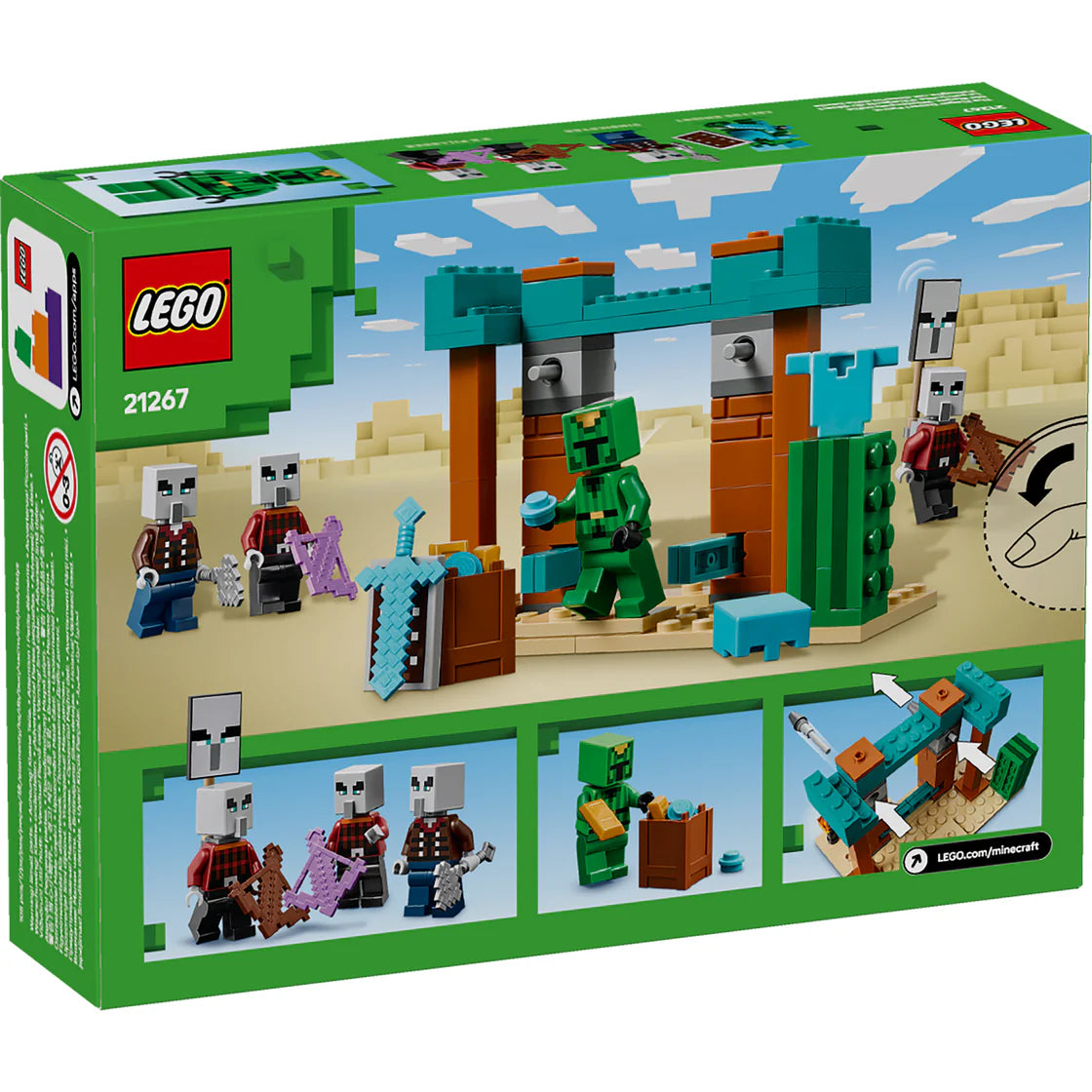 LEGO 21267 MINECRAFT ILLAGER DESERT
