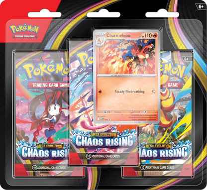 POKEMON TCG CHAOS RISING 3 BOOSTER BLIST