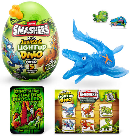 ZURU SMASHERS JURASSIC LIGHT UP NANO EGG