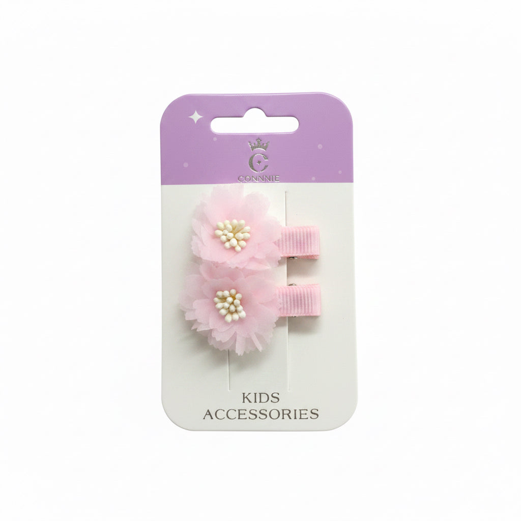 C/NICE HC08543 MESH FLOWER HAIR CLIP