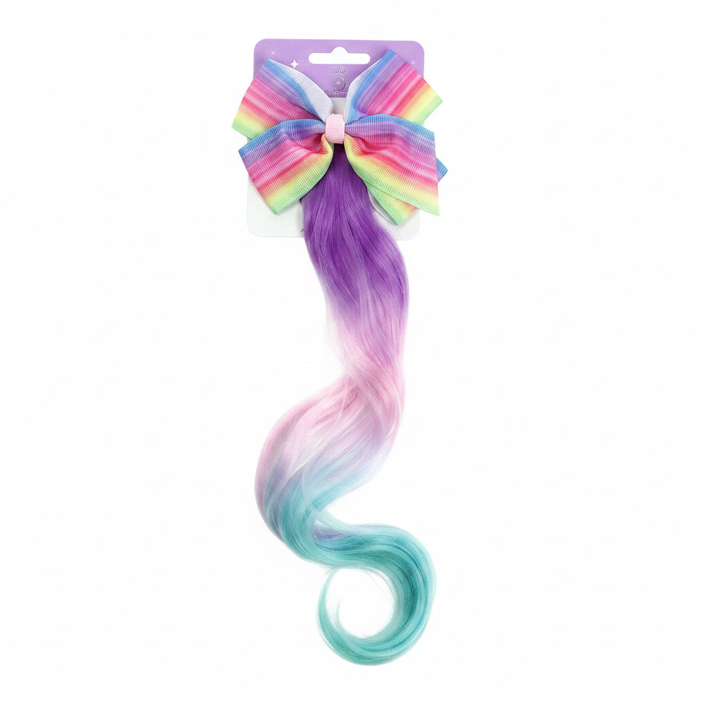 C/NICE HC06259 R/BOW HAIR EXTENSION CLIP