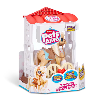 PETS ALIVE MY MAGICAL PONY & STABLE