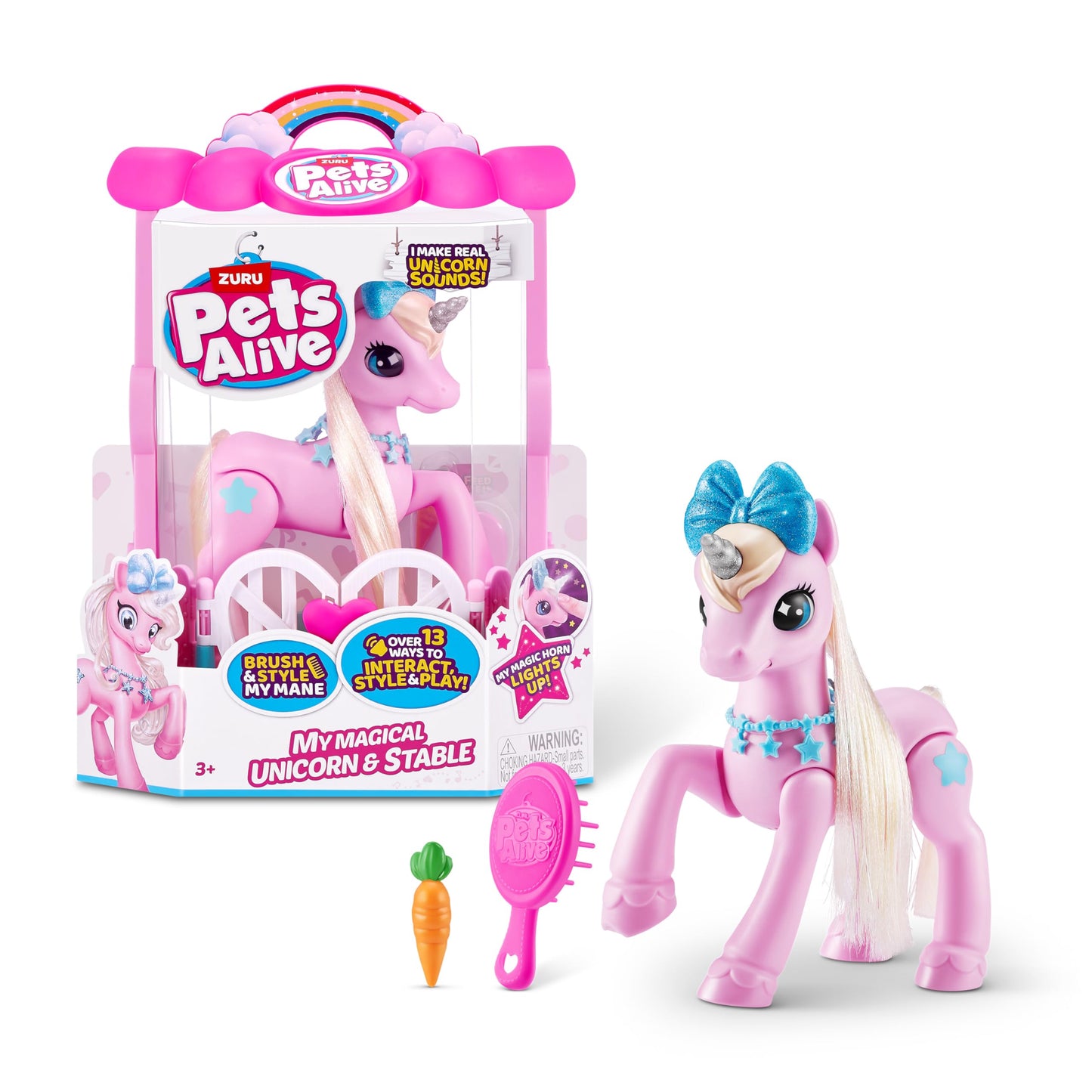 PETS ALIVE MY MAGICAL UNICORN & STABLE