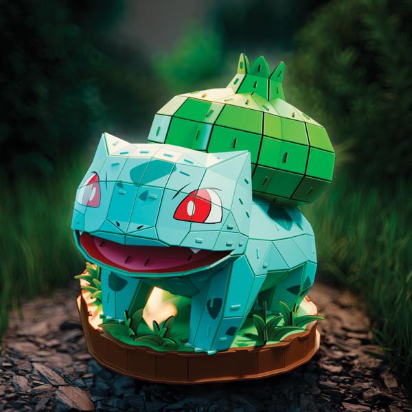 PUZZLE 4D POKEMON BULBASAUR