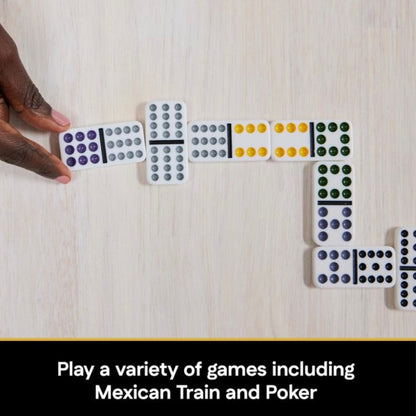 GAME CLASSIC DOUBLE 12 COLORED DOMINOES