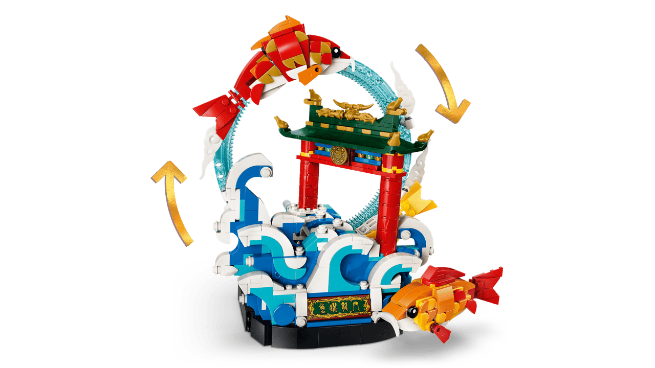 LEGO 80120 PROSPERITY CARP LEAPING