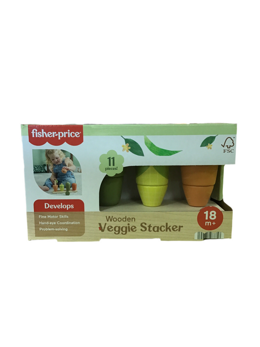 F/P WOODEN VEGGIE STACKER