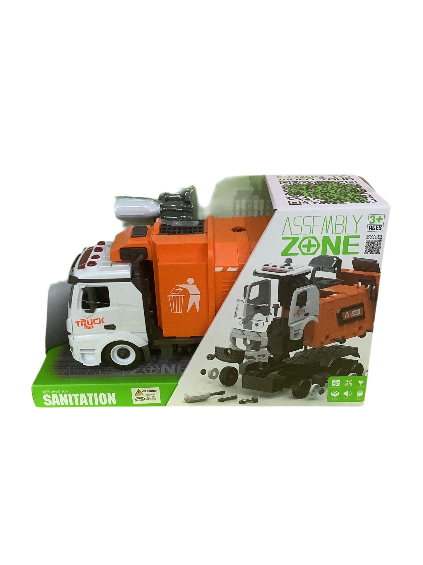 DIY ASSEMBLY GARBAGE TRUCK