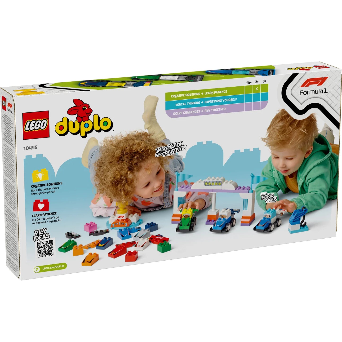 LEGO 10445 DUPLO F1 RACE CARS & DRIVERS