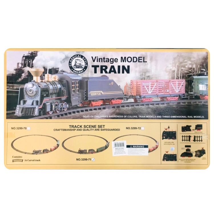 Train Set Vintage Model B/O 21 Pc