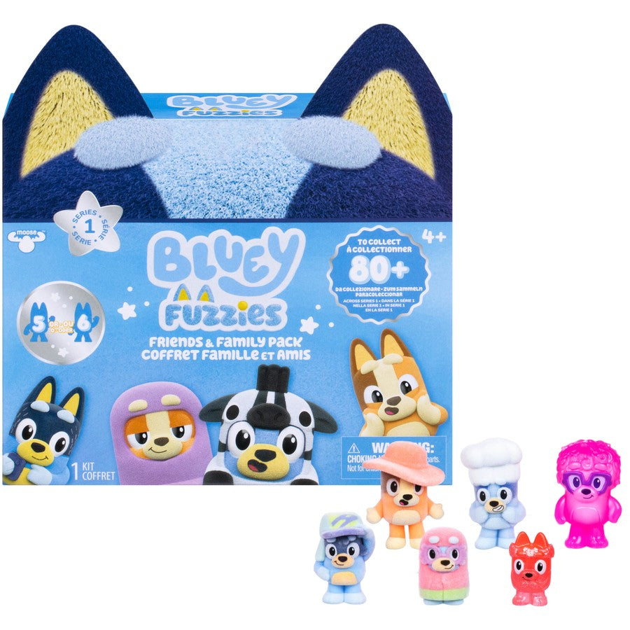 BLUEY S15 FUZZIES FRIENDS & FAMILY PK