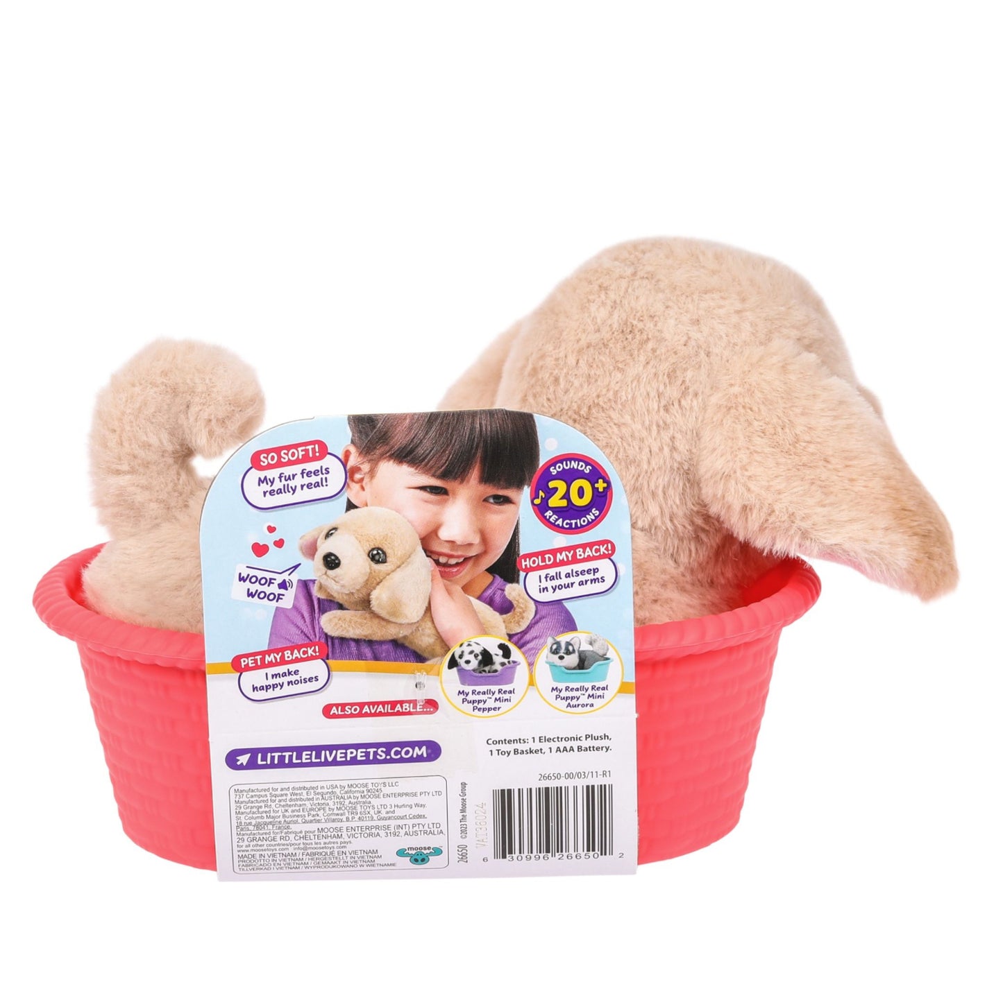 LLP REALLY REAL MINI PUPPY BUDDY BEIGE