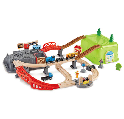 HAPE RAILWAY BUCKET BUILDER SET