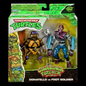 TMNT COWABUNGA 2PK DONTELLO/FOOT SOLDIER