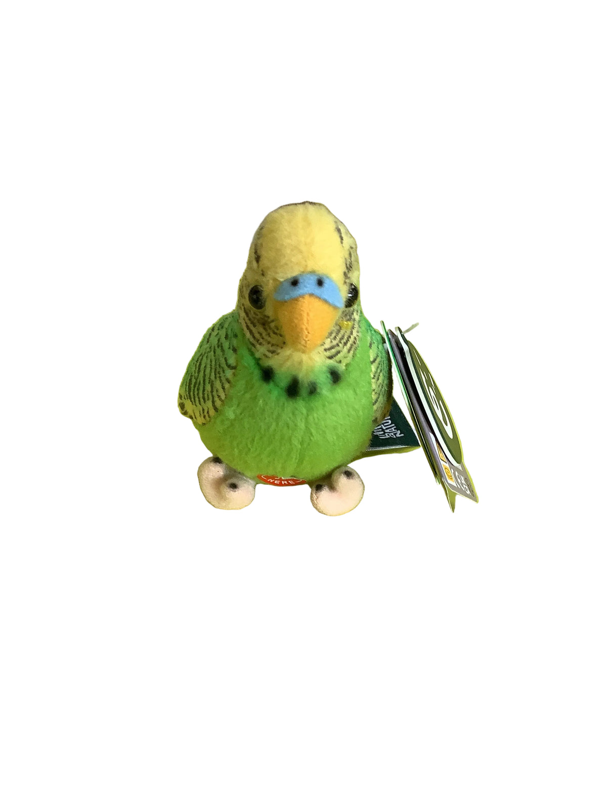 PLUSH LIVING NATURE YELLOW BUDGIE SOUND