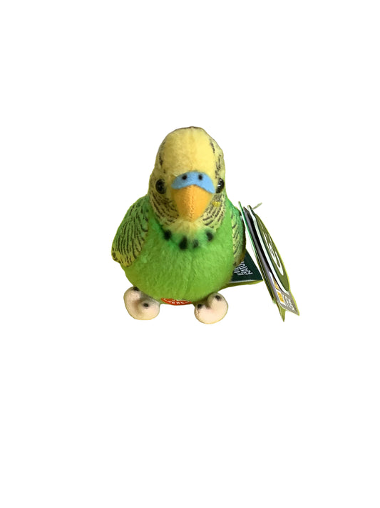 PLUSH LIVING NATURE YELLOW BUDGIE SOUND