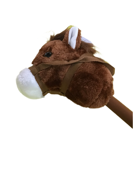HOBBY HORSE BROWN BRIDLED 78CM