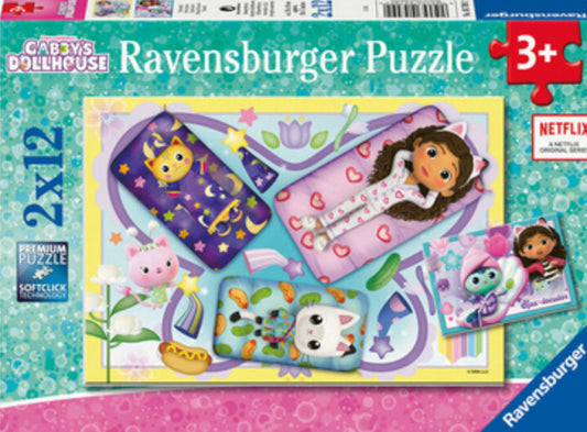 PUZZLE 2X12PC GABBY'S DOLLHOUSE