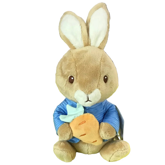 PLUSH PETER RABBIT HOLDING CARROT