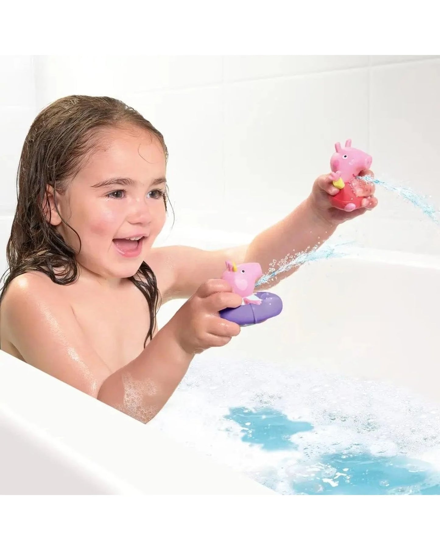 TOMY PEPPA PIG FAMILY BATH SQUIRTERS 5PK