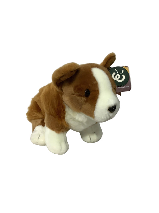 PLUSH LIVING NATURE SITTING CORGI 30CM