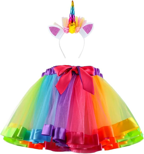 DRESS UP UNICORN RAINBOW SKIRT