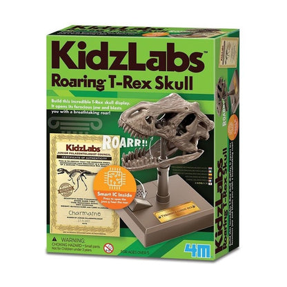 4M KIDZLABS ROARING T-REX SKULL