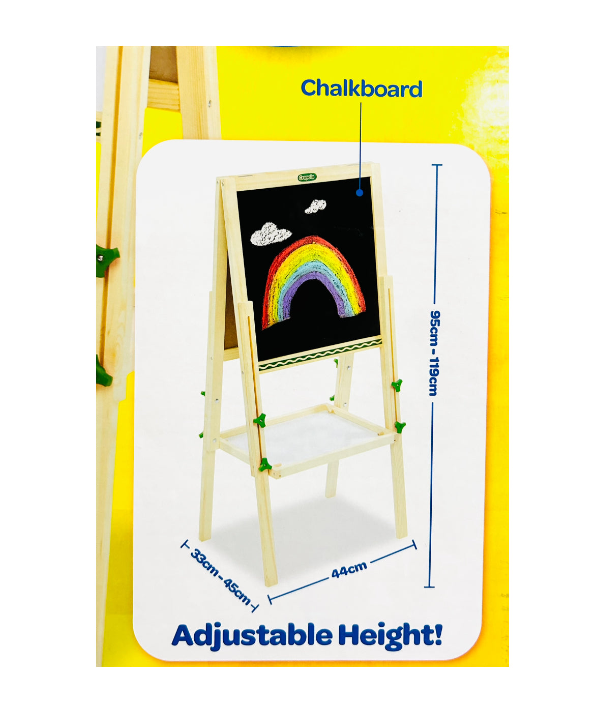 CRAYOLA WOODEN ART EASEL DUAL SIDED