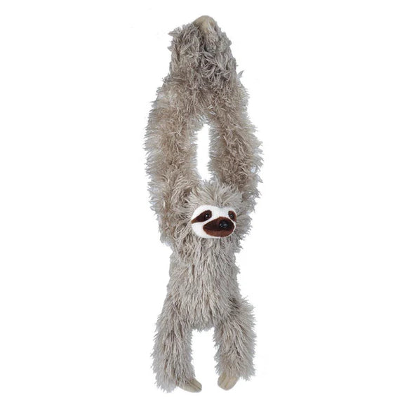 WILD PLUSH HANGING 3 TOED SLOTH