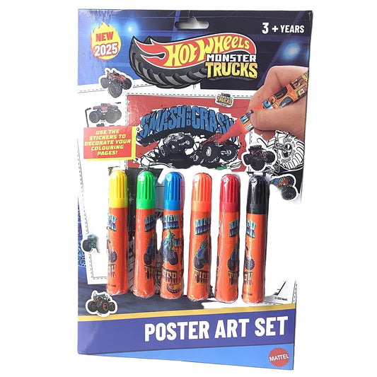 H/W MONSTER TRUCK POSTER ART SET