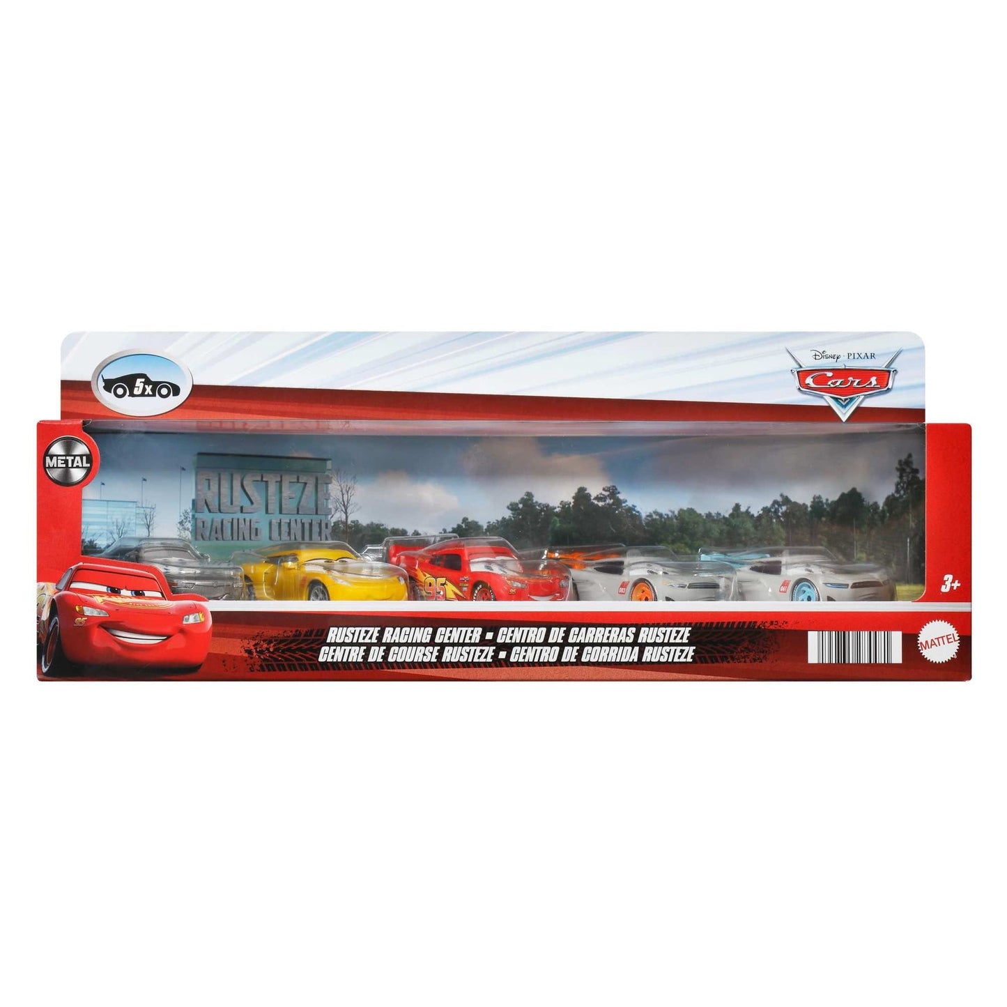 DISNEY PIXAR CARS 5 PACK RUSTEZE CENTER