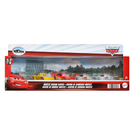 DISNEY PIXAR CARS 5 PACK RUSTEZE CENTER