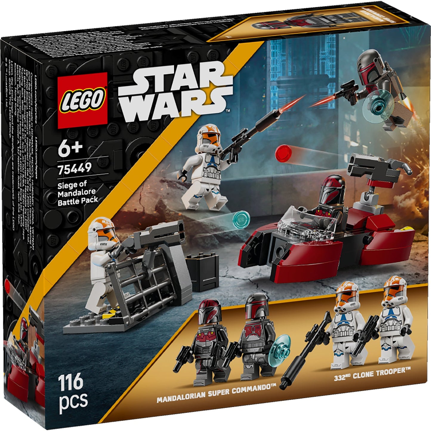LEGO 75449 SW SIEGE MANDALORE BATTLE PK