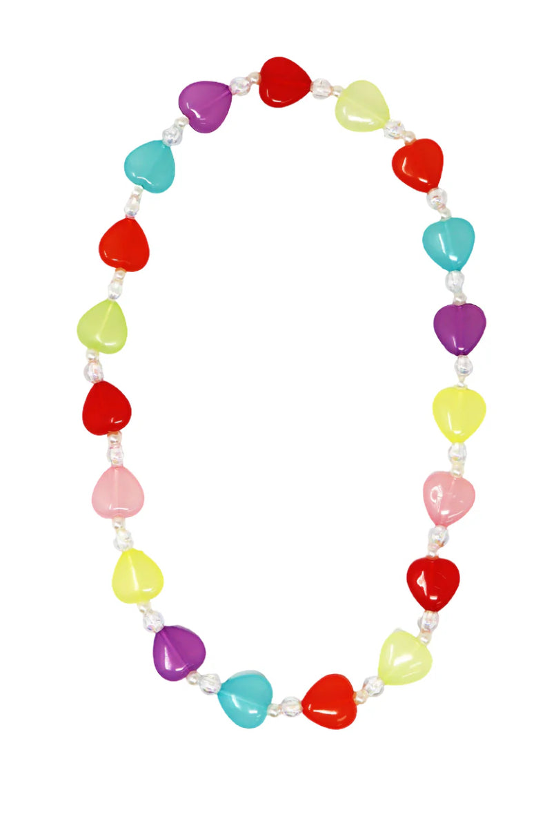 P/POP NCG172 RBOW HEART NECKLACE
