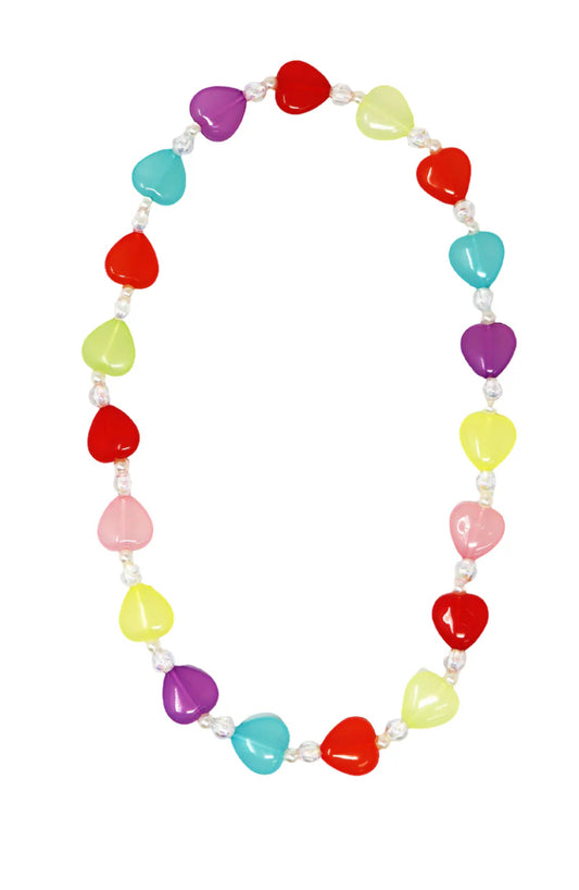 P/POP NCG172 RBOW HEART NECKLACE