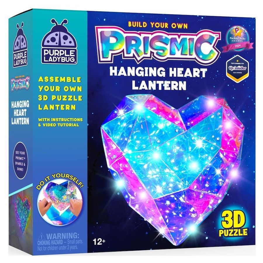 BUILD YOUR OWN PRISMIC HANGING HEART