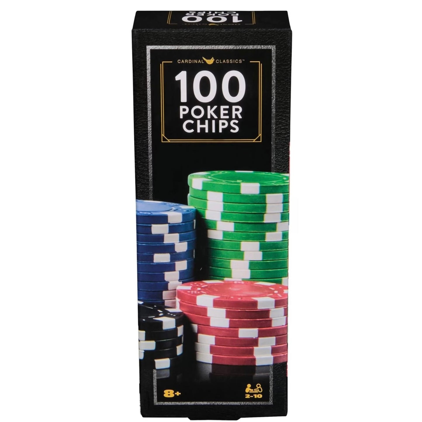 GAME CLASSIC 100PC POKER CHIPS