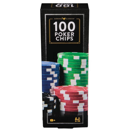 GAME CLASSIC 100PC POKER CHIPS
