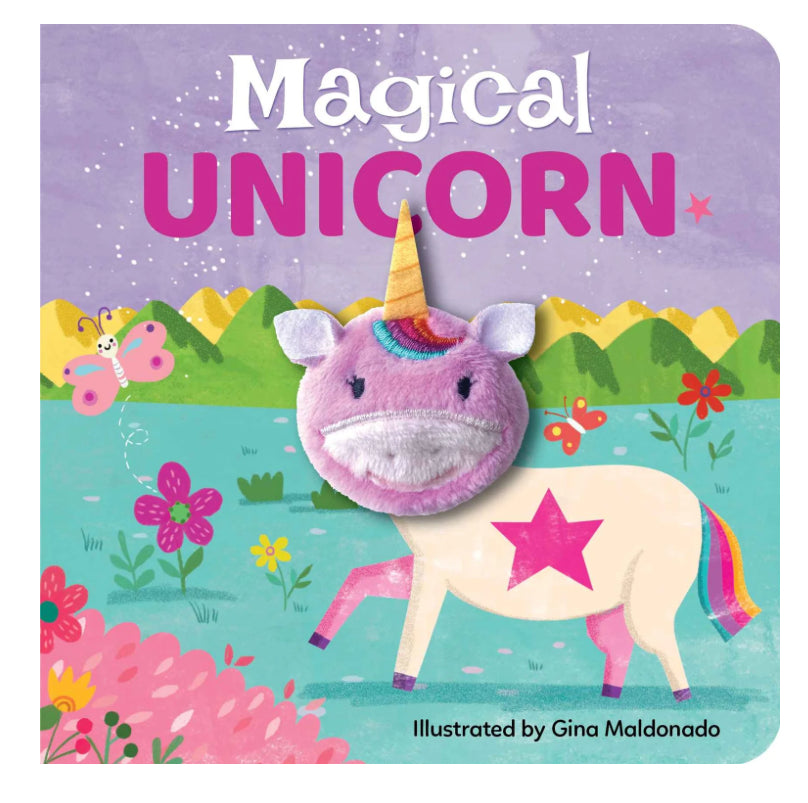 BOOK FINGER PUPPET MAGICAL UNICORN