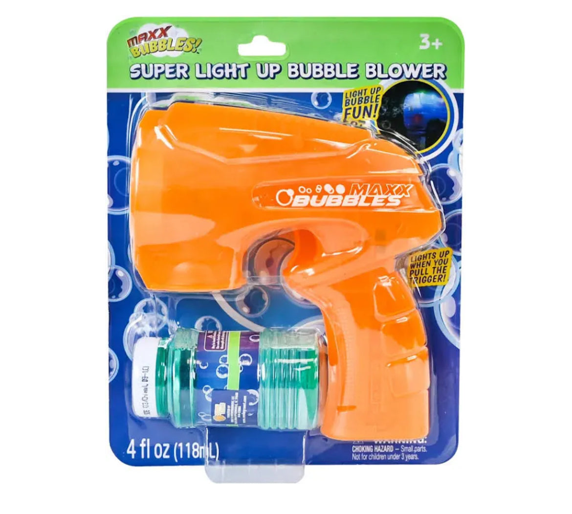 MAXX BUBBLES SUPER LIGHT UP BUBBLE BLAST