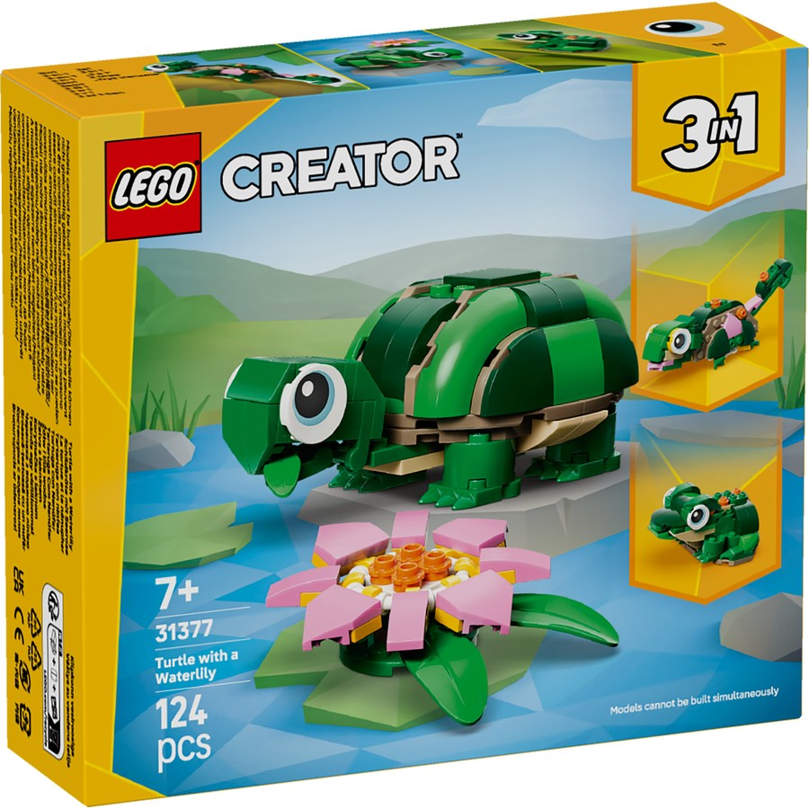 LEGO 31377 CREATOR TURTLE W WATER LILY