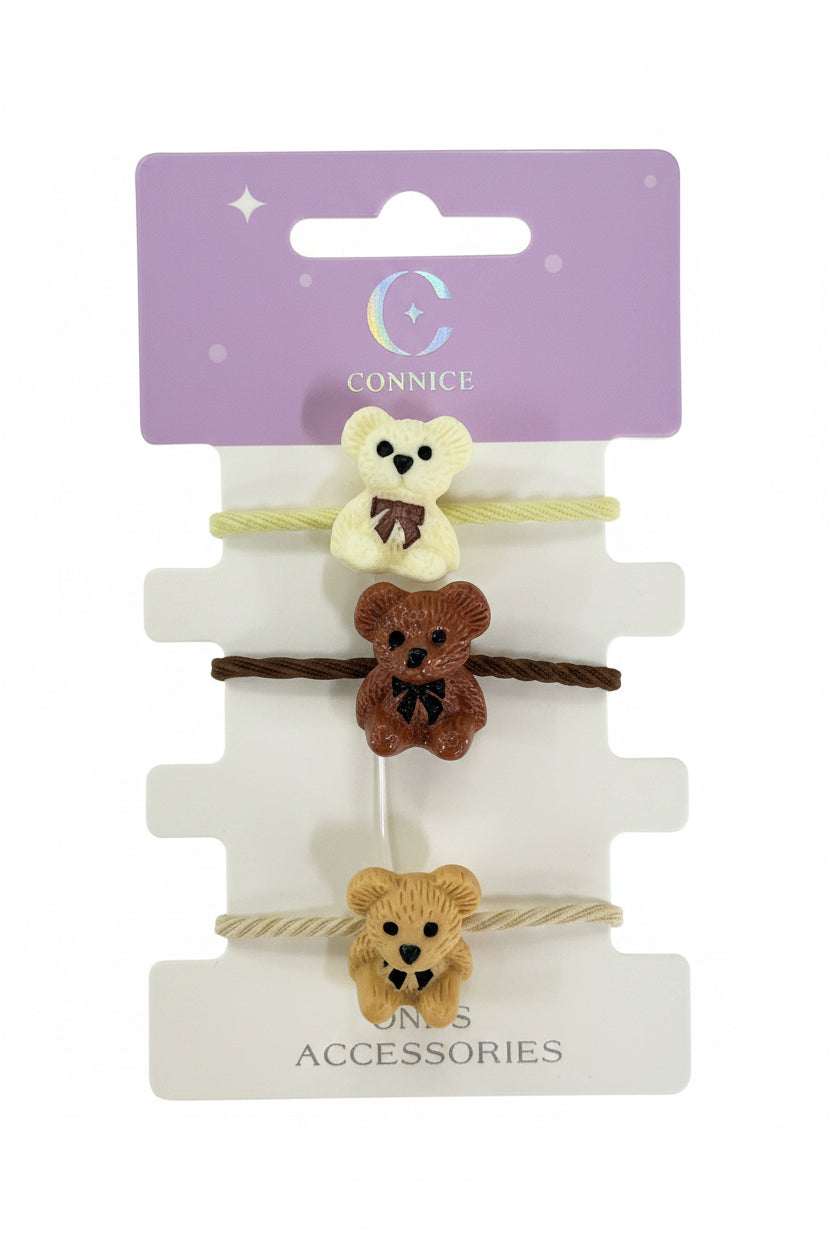 C/NICE HC09052 TEDDY BEAR HAIR TIE