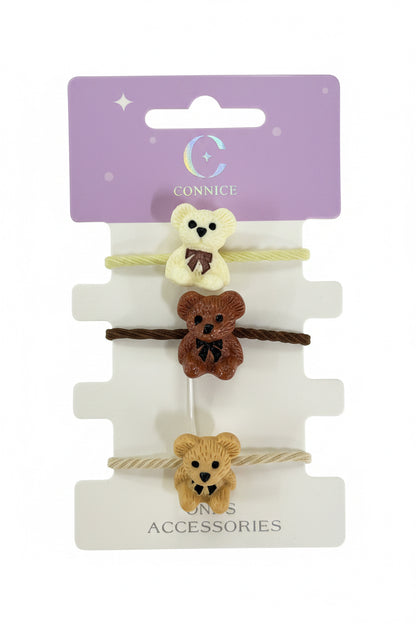C/NICE HC09052 TEDDY BEAR HAIR TIE