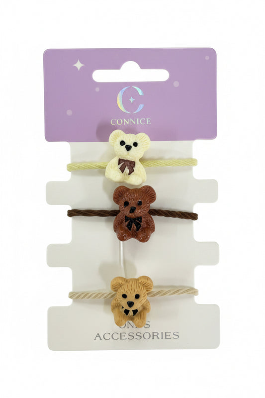 C/NICE HC09052 TEDDY BEAR HAIR TIE