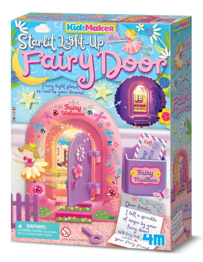 KIDZMAKER STARLIT LIGHT UP FAIRY DOOR