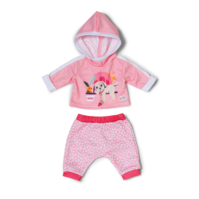 BABY BORN JOGGING SUIT PINK 43CM