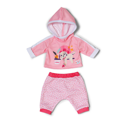 BABY BORN JOGGING SUIT PINK 43CM