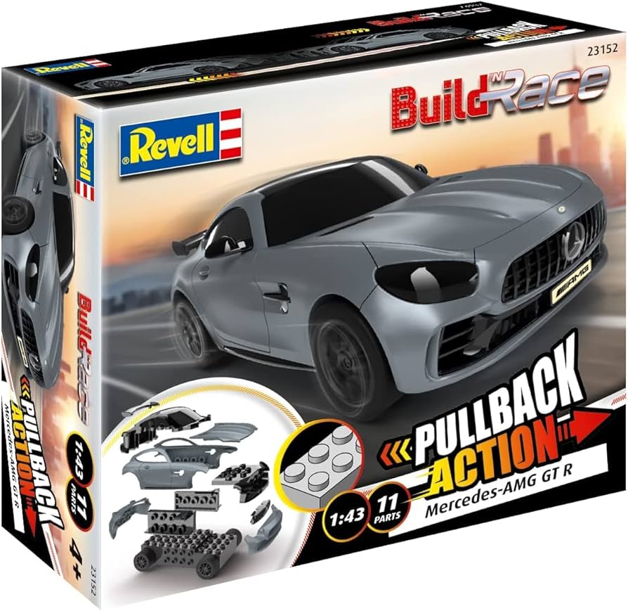 Revell Build N Race Mercedes Gtr Grey